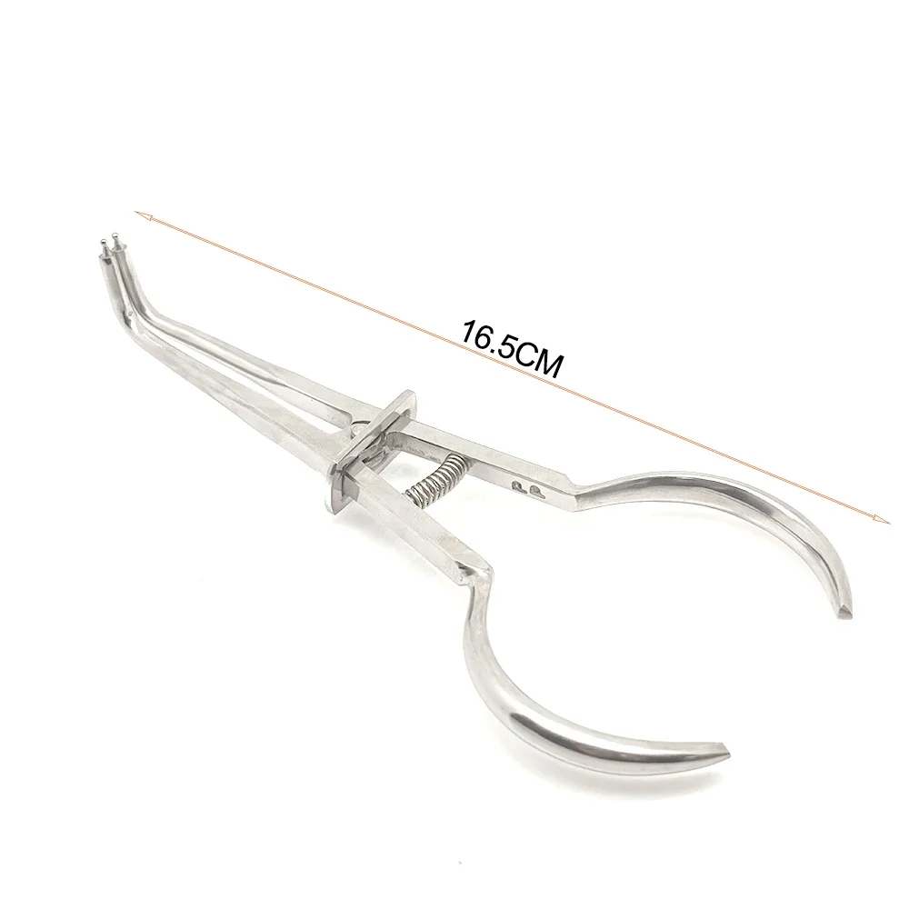 الأسنان المطاط السد المشبك الملقط الفولاذ المقاوم للصدأ ذو طيات لعلاج قناة الجذر اللبية طبيب الأسنان أدوات المهنية