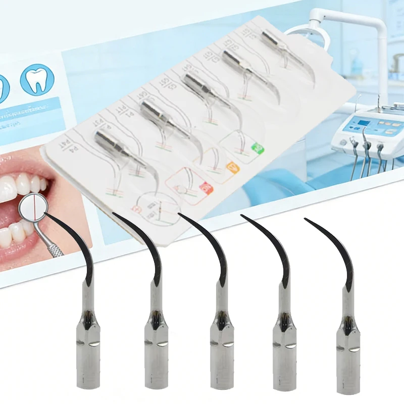 

3-4-5set Dental Ultrasonic Scaler Tip Fit Satelec Woodpecker EMS Handpiece Endodontics Endo File Irrigation DTE Odontologa