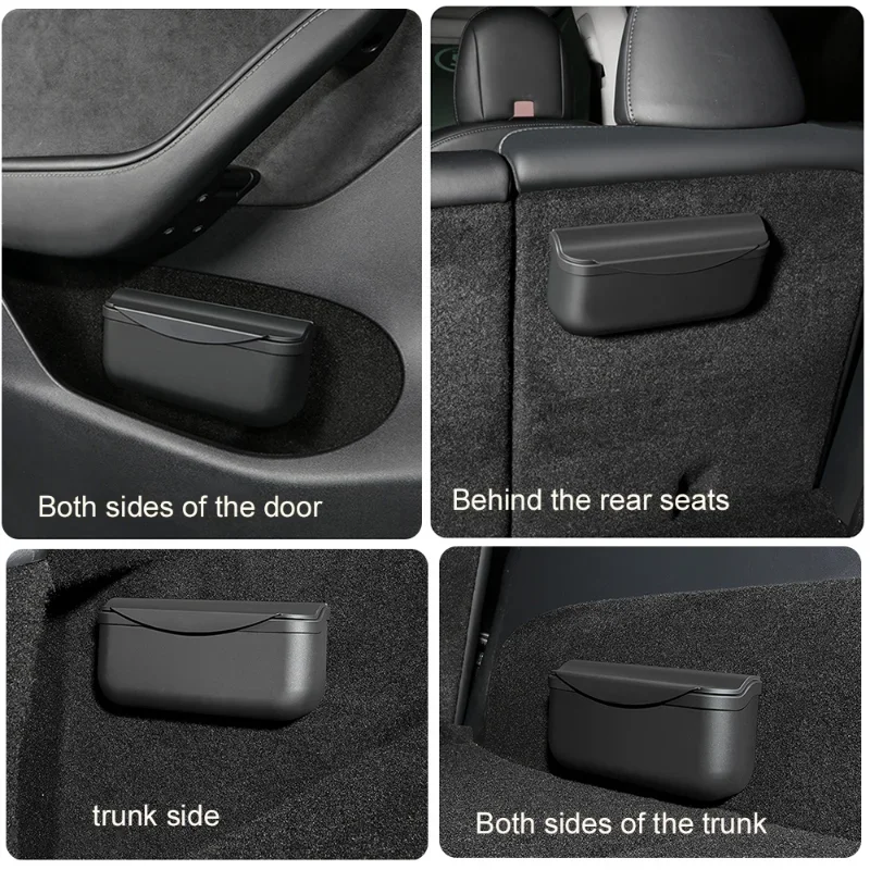 

Multi-Function Car Glasses Case Auto Sun Visor Holder Sunglasses Box Clip Card Ticket Paste Freely Felt TPE for Tesla Model 3 Y