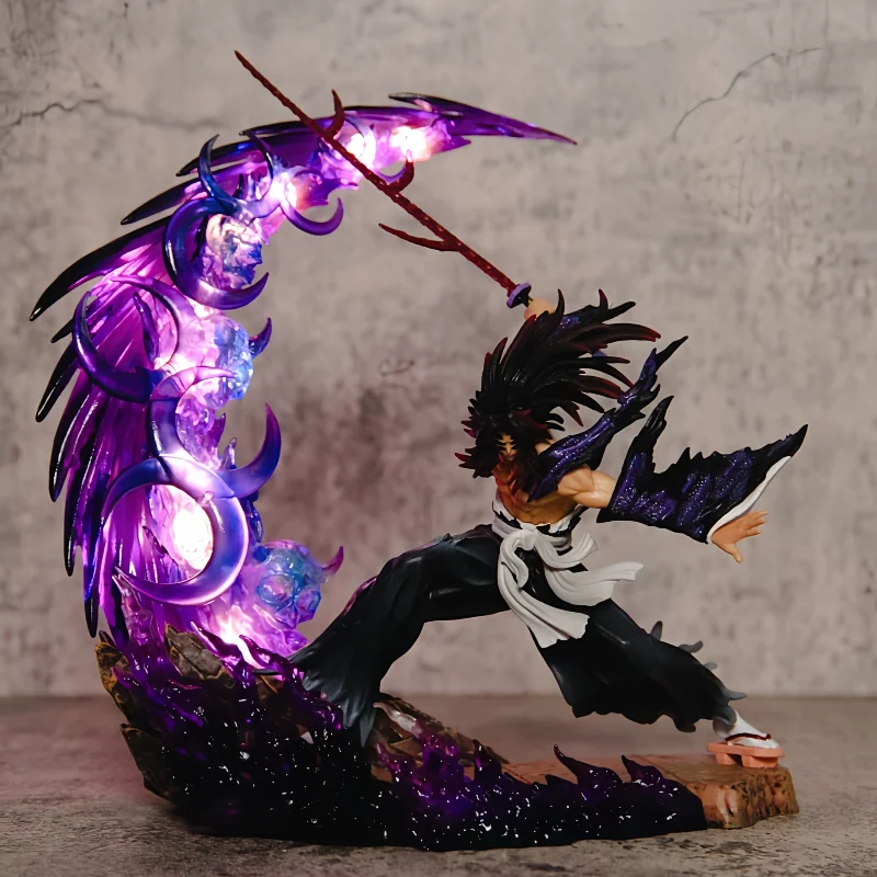 

23CM Pvc Demon Slayer Anime Figures Tsugikuni Yoriichi Action Figure With Light Statue Figurine Model Dolls Toys Christmas Gifts