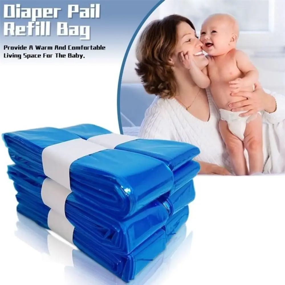 Tear-Resistant Diaper Trash Bags Thickened Durable Refill Bags Living Rooms Deal with Odors Effectively Baby Diaper Garbage Bags