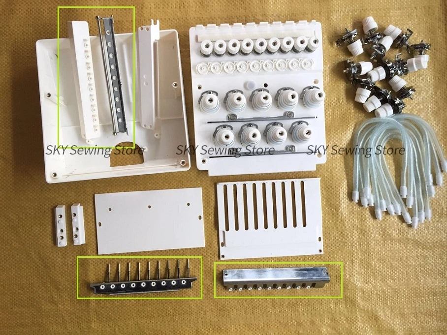 

1PCS New High-Speed Alarm Head Machine Head Junction Box Nine-Pin Clamp Assembly with Bottom Inspection Panel Embroidery