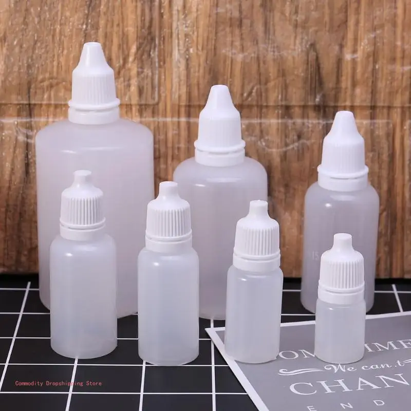 Eye Liquid Dropper Bottle Squeezable Dropper Bottle Makeup