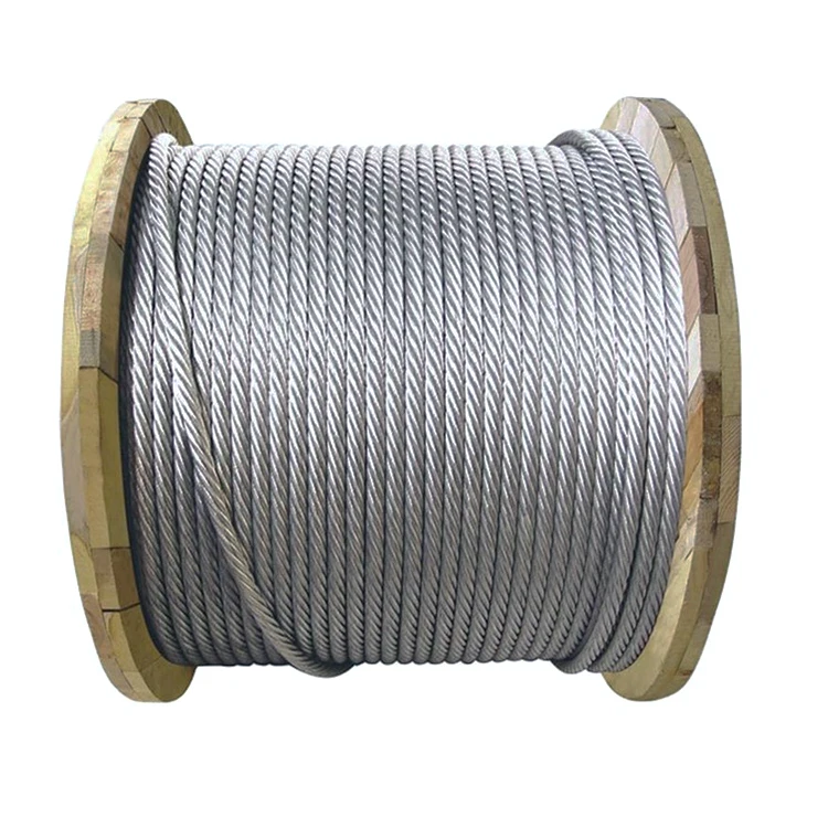

Galvanized 6*19+FC Steel Wire Rope Fiber Core Steel Core 10mm 11mm 12mm 14mm 16mm Lifting Steel Cable
