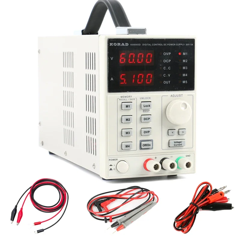 KORAD 6005D 6005P 3010D 3010P High Precision Adjustable Laboratory Programmable DC Power Supply 30V 60V 5A 10A 10mV 1mA