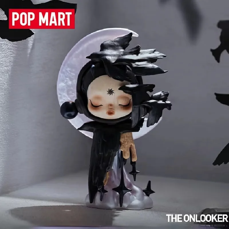 POP MART SKULLPANDA ซีรีส์ภาพเหมือนจริง กล่องสุ่มของเล่น ฟิกเกอร์อนิเมะน่ารัก ตุ๊กตาในกล่องปริศนา ของขวัญสำหรับเด็กผู้หญิงในเทศกาลต่างๆ