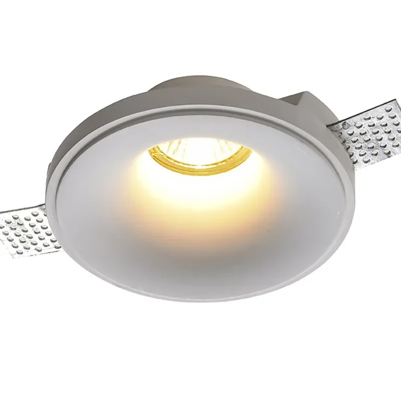 Embutido lâmpada de gesso inteligente, Downlight Down Lamp para uso doméstico, comercial, sala de estar, corredor, quarto