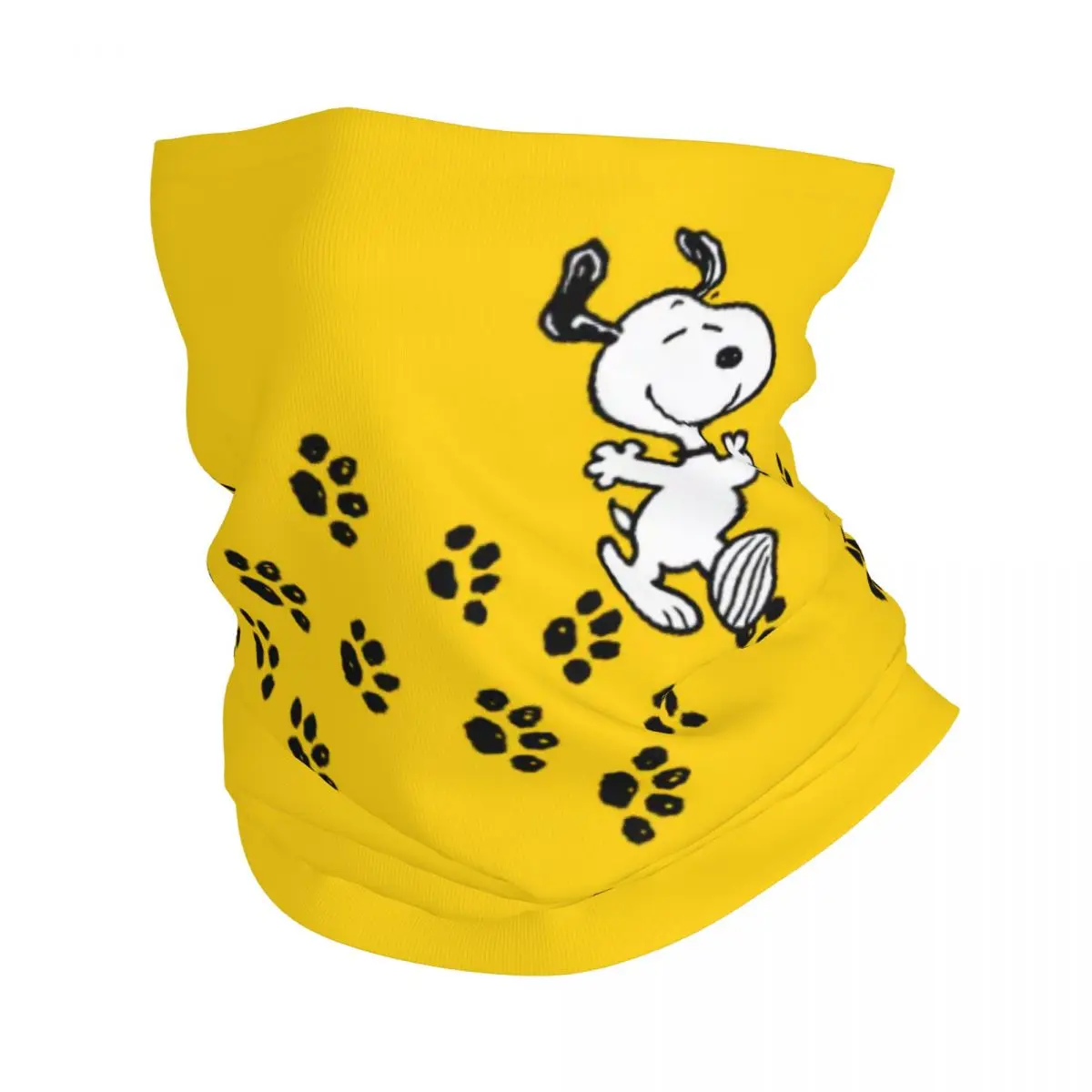 

Бандана на заказ S-Snoopys с принтом лапы, гетры для пеших прогулок, бега, мужчин и женщин, шарф с рисунком комиксов, собака, Балаклава, теплая