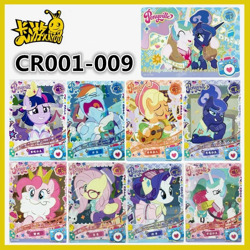 

Коллекционная карта OriginaI My Little Pony серии 1, CR UR SSR, бронзовые флэш-карты, детские игрушки, подарок на день рождения