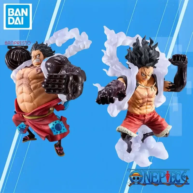 

Original Bandai Banpresto One Piece Monkey D. Luffy Four Gear Mode Cartoon Characters Boys Favorite Gifts 20Cm High In Stock