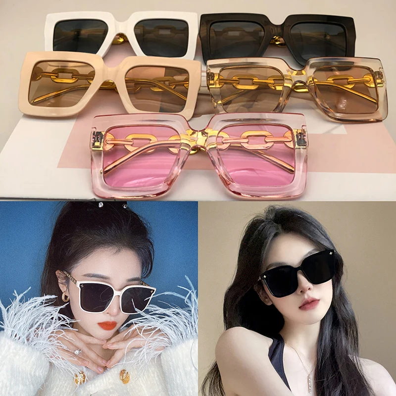 Fashion Large Frame Square Sunglasses New Sunshade Sun Glasses Men Sports Windproof Eyewear