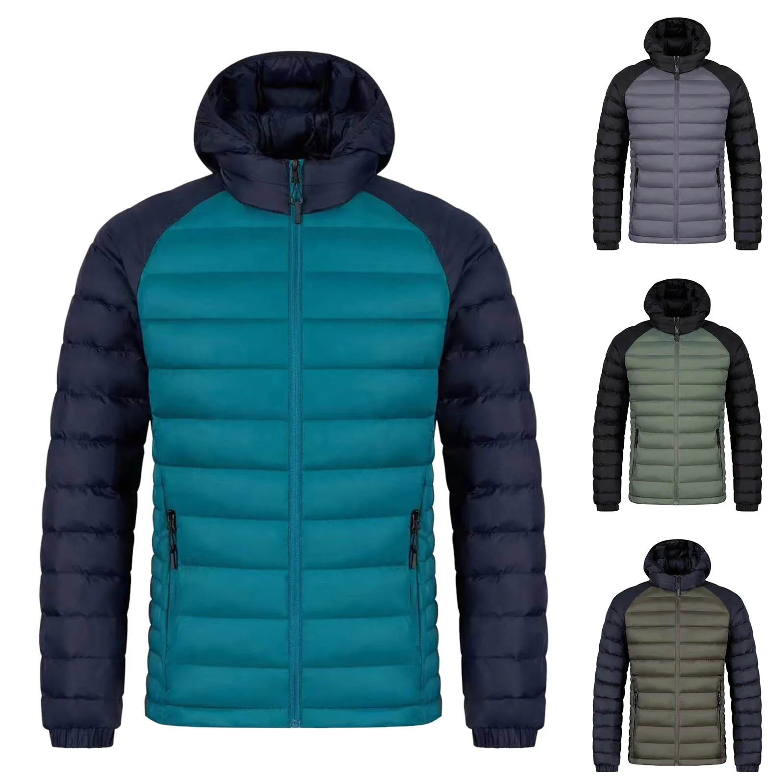 Novo outono inverno dos homens quente à prova dwaterproof água parkas jaqueta casaco dos homens com capuz casual retalhos à prova de vento grosso outwear chapéu parkas jaqueta