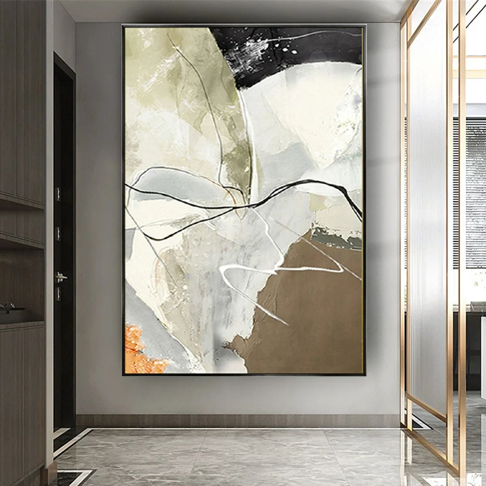 Large Living Room Canvas Oil Painting Decor Bedroom Handmade Hanging Drawing Lienzos Murals Modern Wall Art Picture For Home