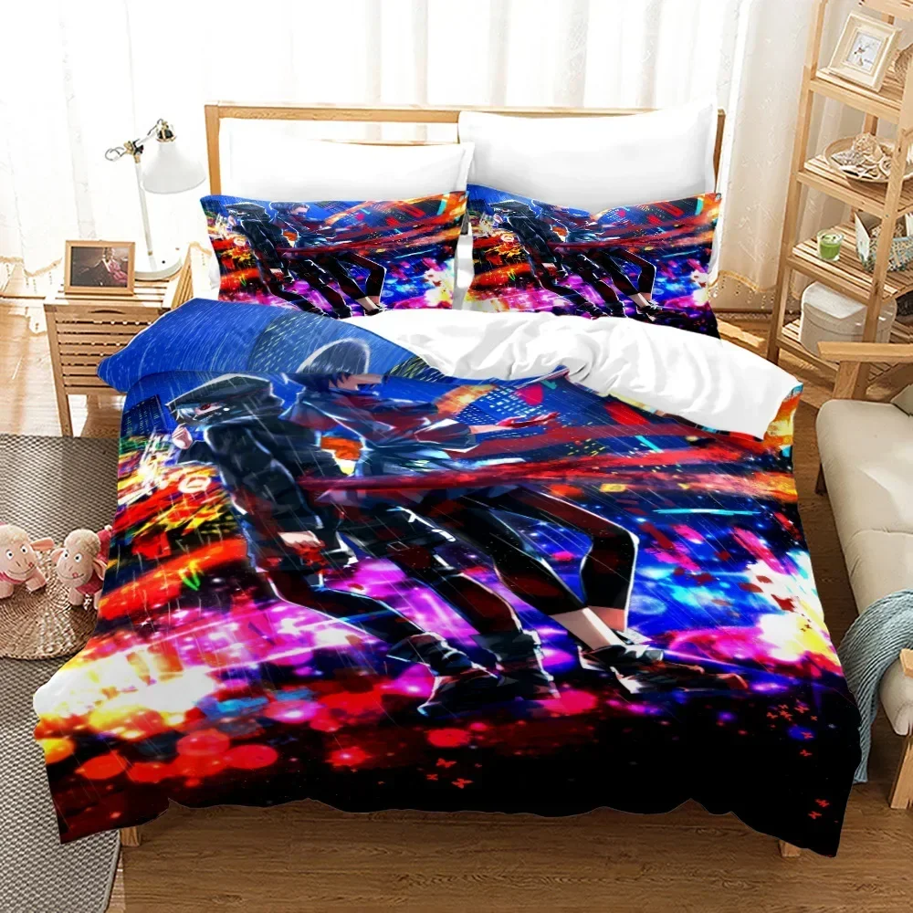 

Tokyo Ghoul Kaneki Ken Comfortable Duvet Quilt Cover Pillowcase Bedding Set Children Bedroom Decoration Home Textile