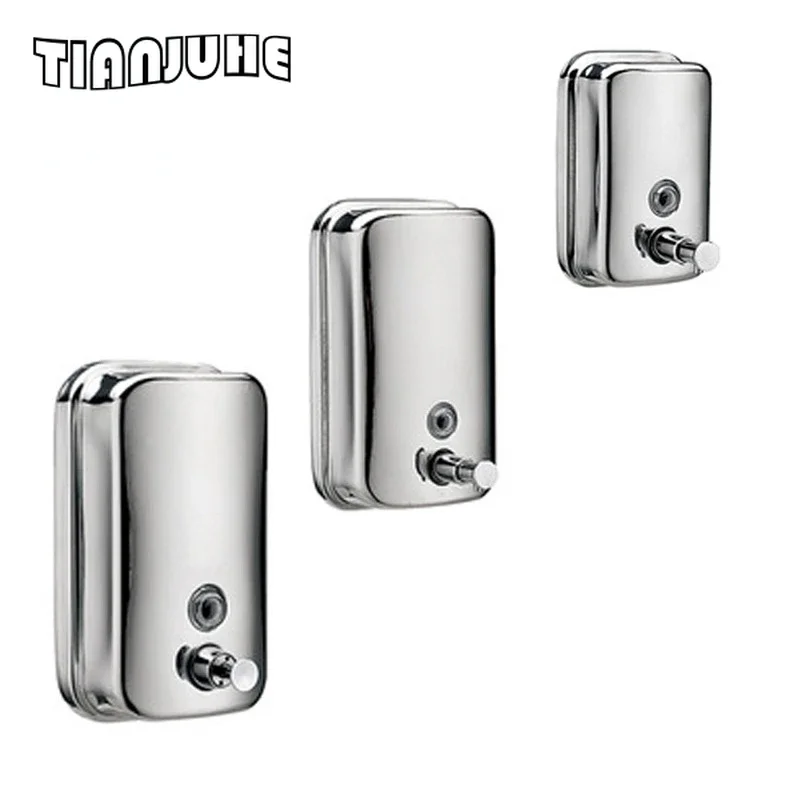

Commercial Soap Dispenser Wall Mount Stainless Steel Soap Dispenser for Bathroom with Premium Anti-Leak Pump and Corrosion-Proof