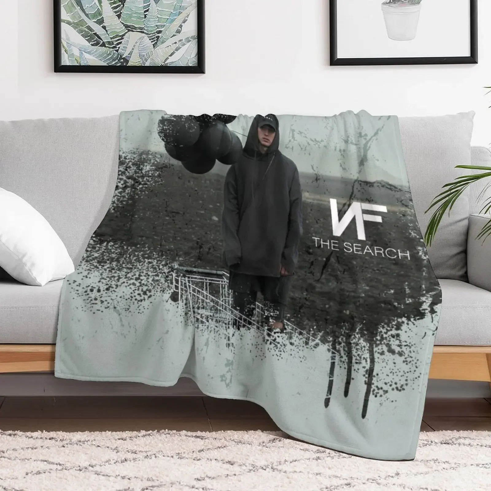 NF - The Search Throw Blanket Cozy Light Blanket for Travel Camping Picnic