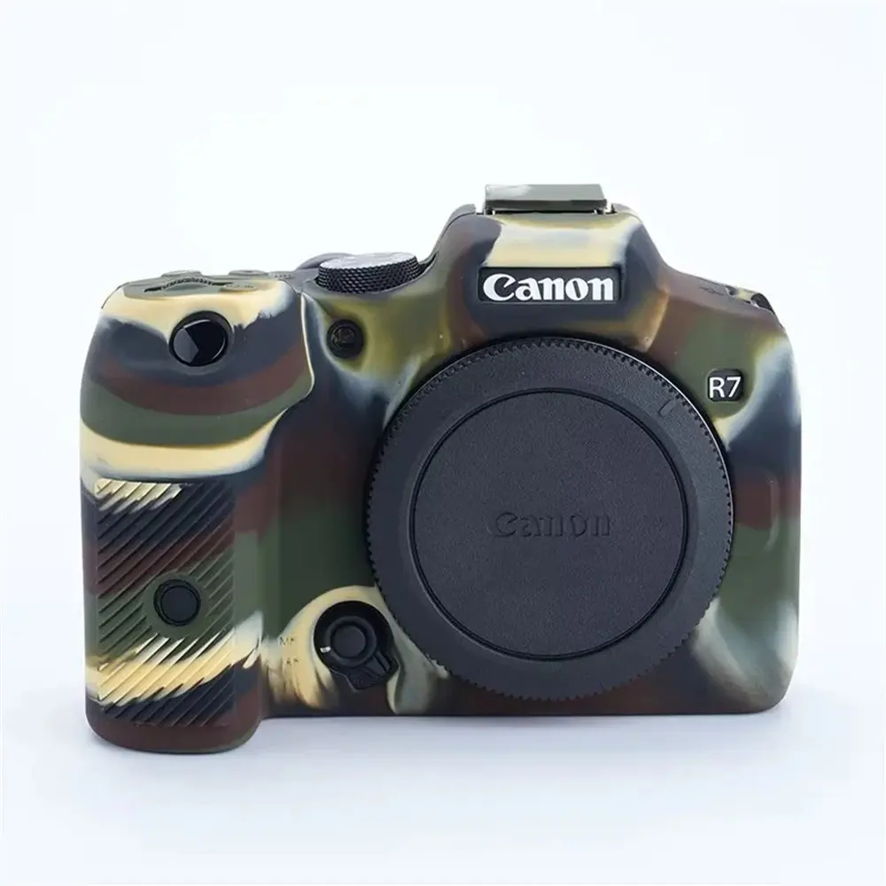 Soft Silicone Armor Camera Body Case For Canon EOS R10 R50 R100 R5 R6 R6II R7 R8 RP Protective Rubber Cover