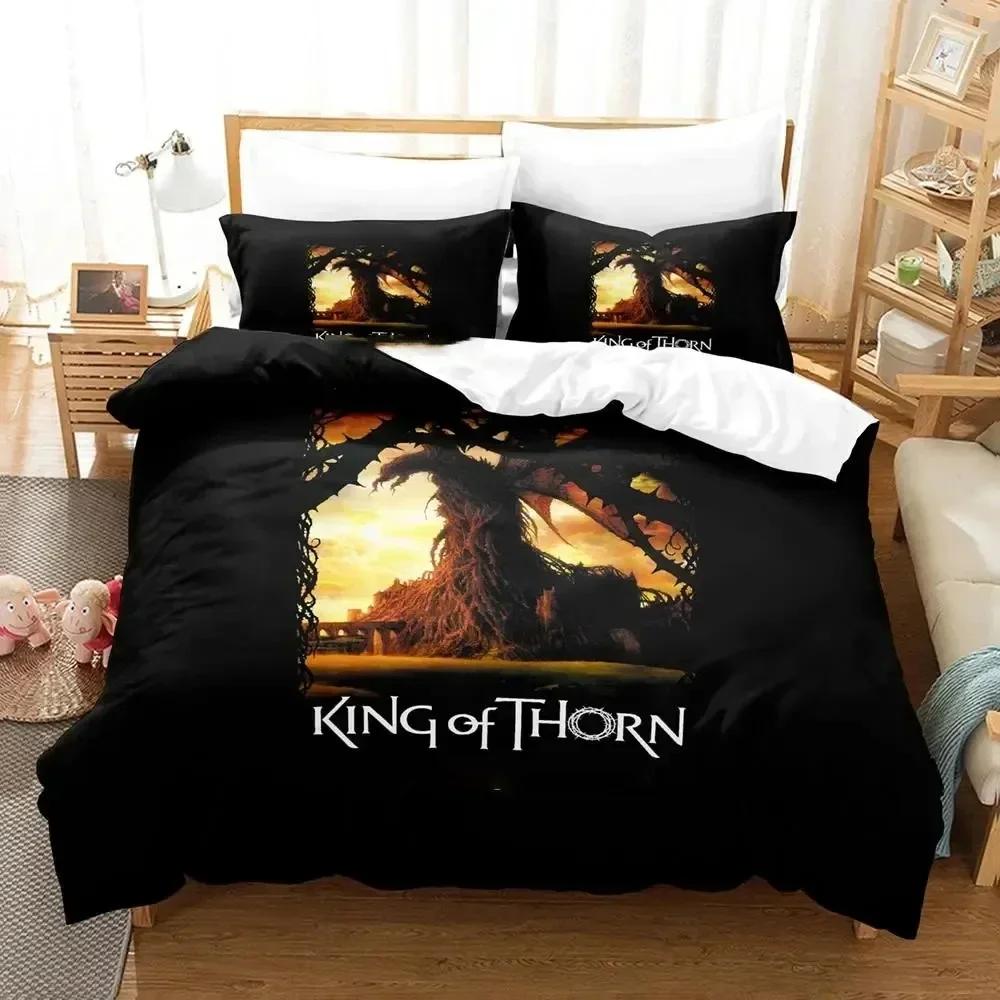 New 3D Print Game King of Thorn Comfortable Duvet Quilt Cover Pillowcase Bedding Set Children Bedroom Decoration Home Textile