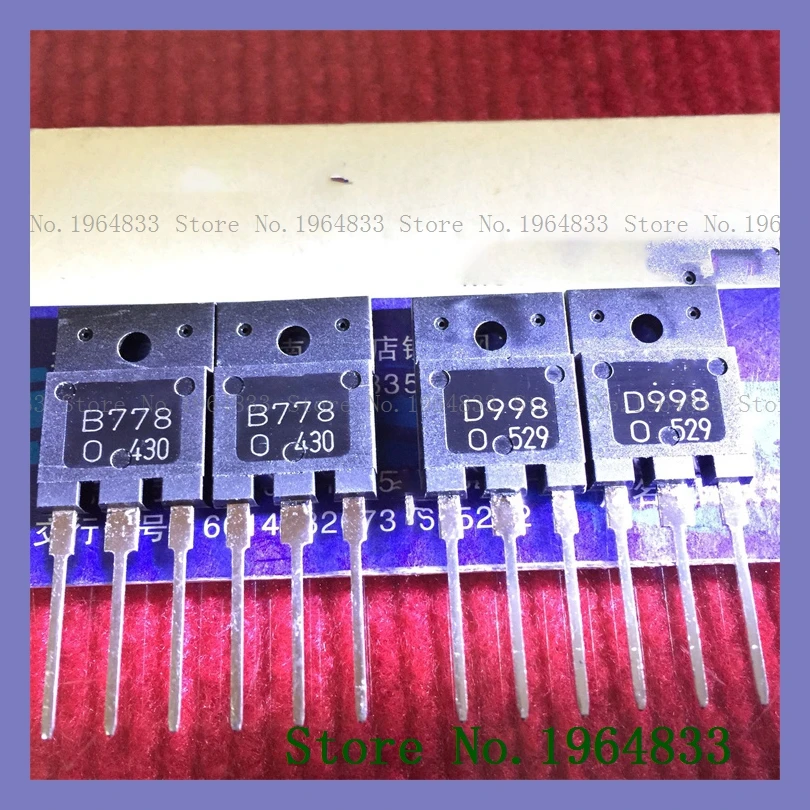 

2pcs/lot=a pair 2SB778 2SD998