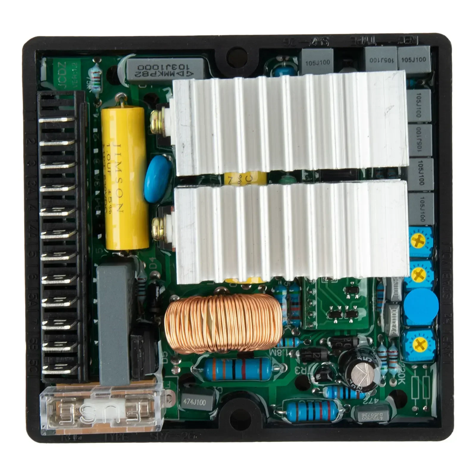 

Высококачественный регулятор напряжения AVR SR7 2G для Mecc Alte для терминала генератора Meccalte 6, подключение к 5 А для работы при 60 Гц