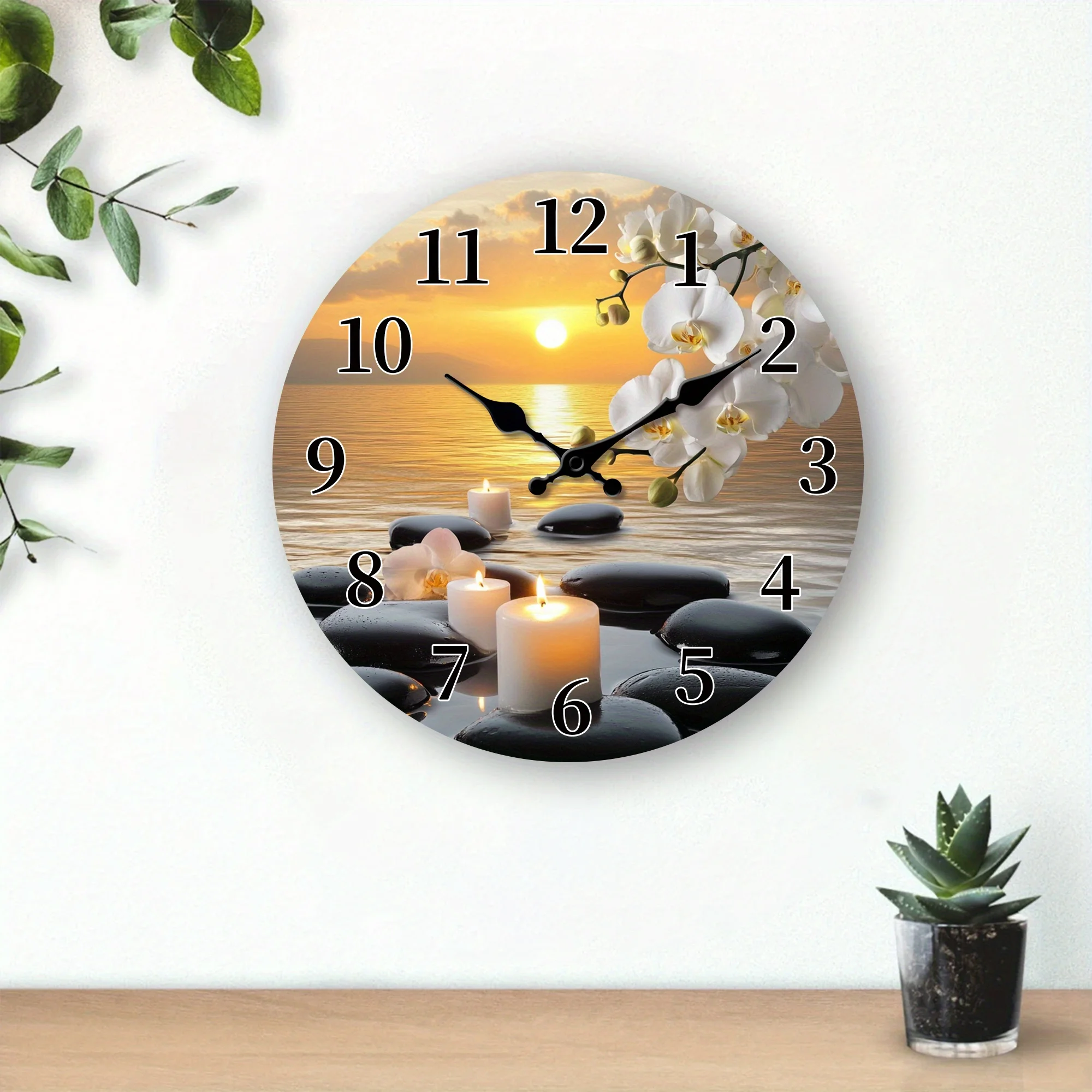 [Moderne Holzwanduhr] Moderne  – Home Office Background Bewertung und Preis