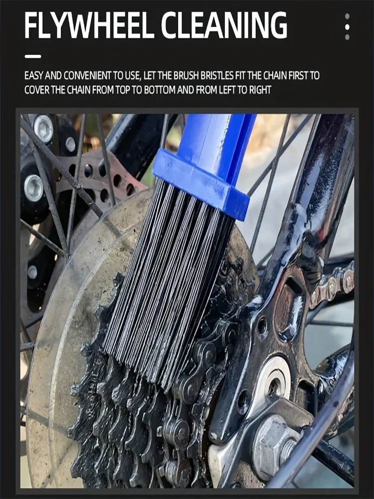 AliExpress Portable Motorcycle Chain Cleaner Road Bike Bicycle Maintenance Tool with Clean Brush - Durable Chain Cleaner for Motorbike Chai