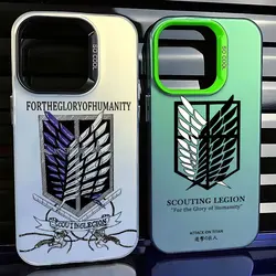Hot Anime Attack on Titan Case for Xiaomi Redmi A1 13C 9C 9T Note 7 8 9 9S 10 11 12 13 Pro K60 Ultra 4G 5G Matte Back Cover
