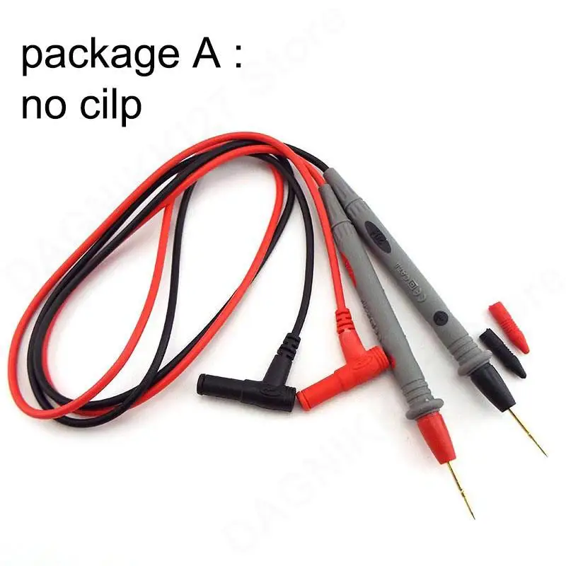 1000V 20A Multi Meter Test Leads Probes Multimeter Thin Tip Needle Cable Pen for Digital Multimeter Tester Voltmeter Universal U