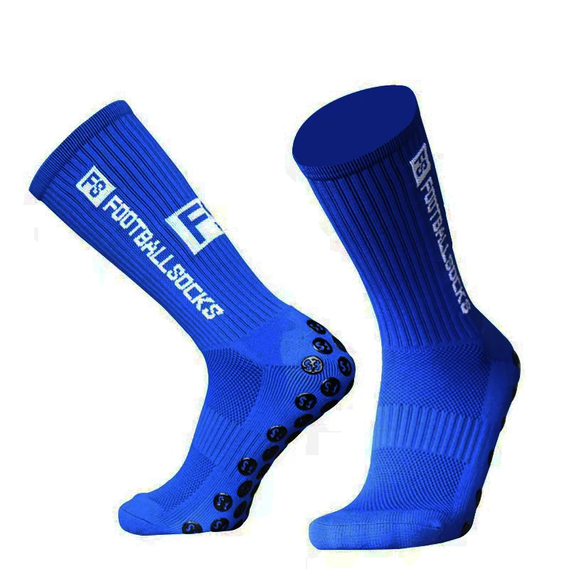 3/1 Paar Nieuwe Stijl FS Voetbalsokken Ronde Siliconen Zuignap Grip Anti Slip Voetbalsokken Sport Mannen Vrouwen honkbal Rugby Sokken