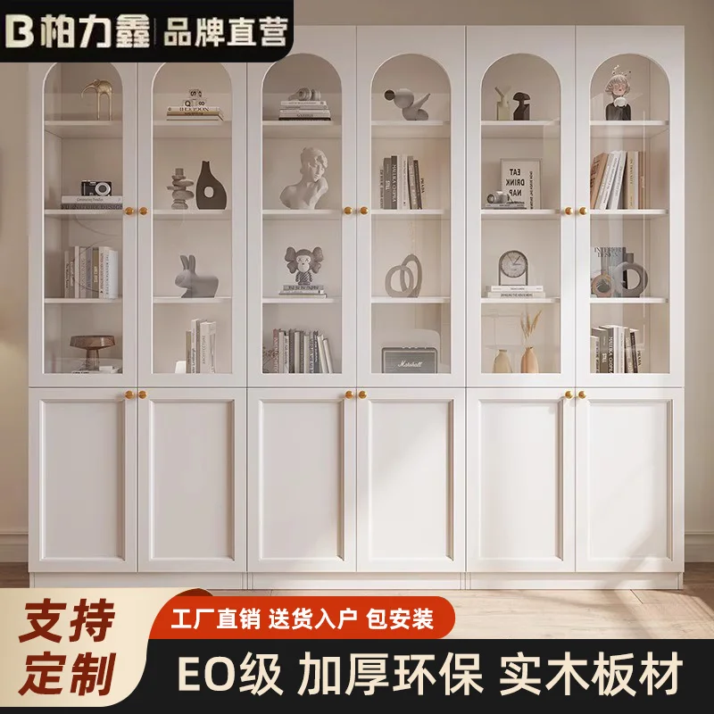 

Custom. [Praise 60000 Pieces] Bai Lixin Bookcase Multi-layer Showcase Glass By Bookcase Living Room Display Cabinet Co