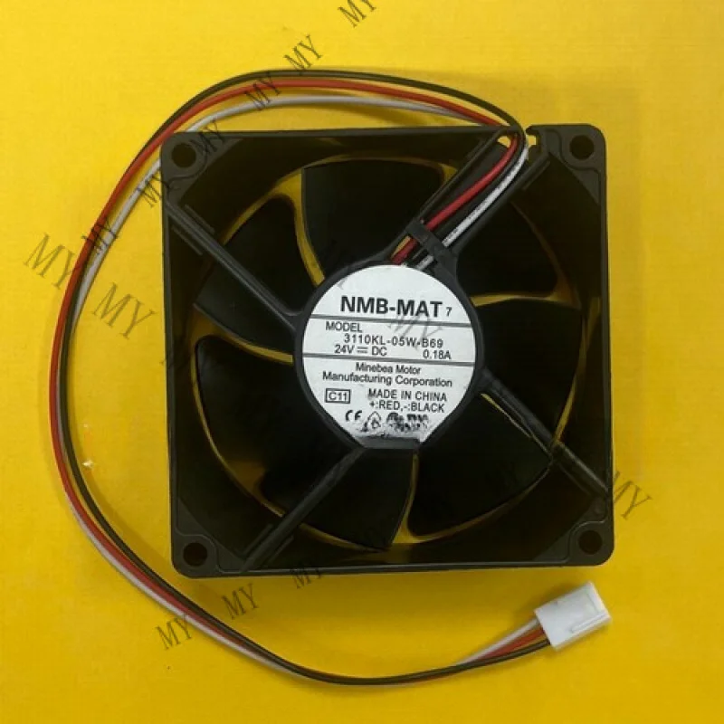 

TT 1pcs for NMB 3110KL-05W-B69 8025 24V 0.18A 8CM Inverter cooling fan 3pin