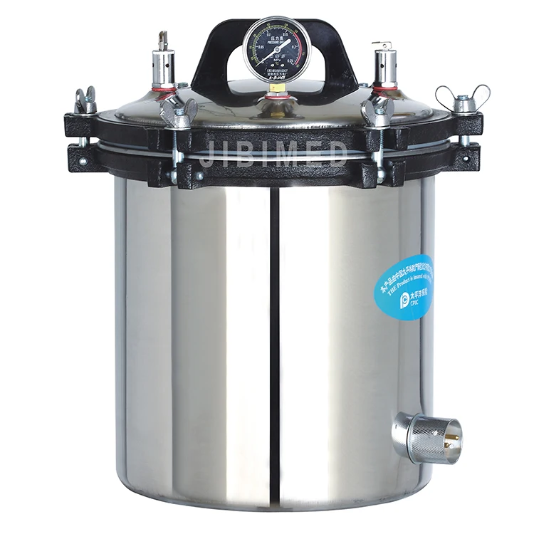 portable steam sterilizer 24 liters autoclave 18 liter sterilization pot in stock