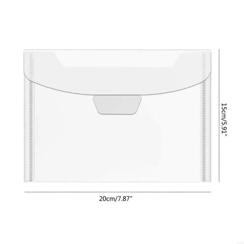 10PCS Przezroczyste kieszenie do przechowywania do cięcia szablonu matryc, Cuts Stamps Torka do przechowywania do cięć