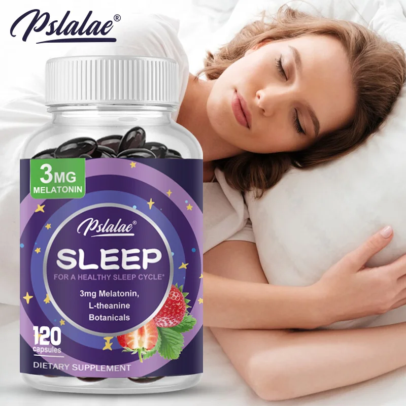 

Sleep Supplements - Improve Sleep Quality,Promote Good Brain Nerve Mood,Help Deep Sleep,Relax Body and Mind
