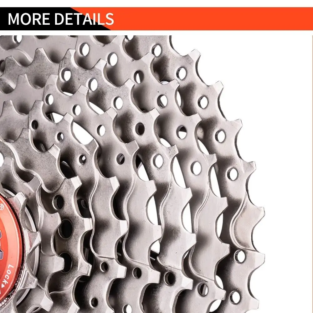 8 Speed MTB ROAD BIKE CASSETTE Ultralight ขี่จักรยานอุปกรณ์เสริมจักรยานเฟืองการ์ดประเภท VARIABLE Speed Gear ทนทาน