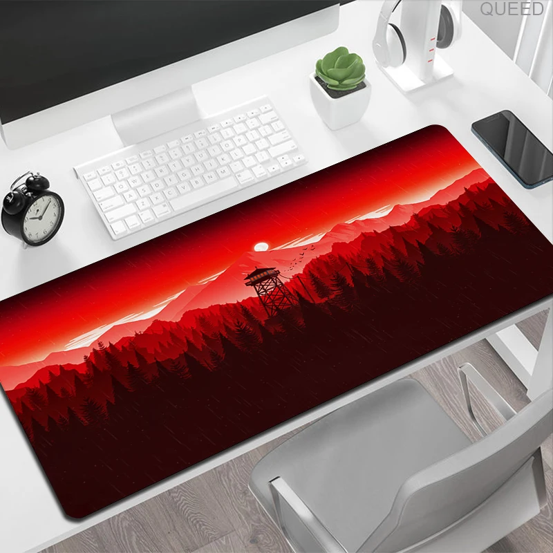 Laptop Keyboard Gaming Mats Mause Ped Forest Trees Xxl Mouse Pad Gamer Black Mousepad Computer Tables Desk Mat PC Office Carpet