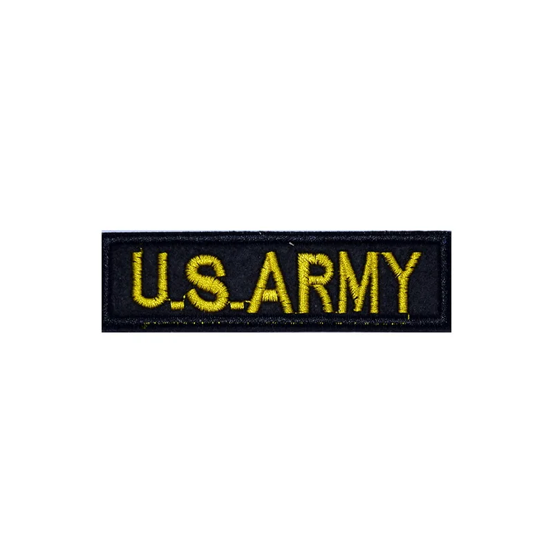 Hot!  ~ US ARM USA Tactical Military Arm Badge Morale Jeans Jacket T-Shirt Iron on patch (≈ 8.4 * 2.5 cm)