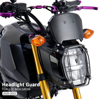 For HONDA H2C MSX GROM 2020 2021 2022 Motorcycle Headlight Guard Protector Head Light Grill Grille Cover
