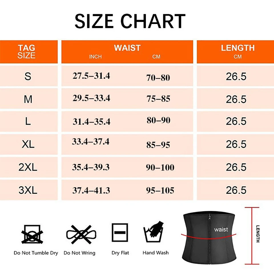 Waist Trainer Double Pressing Cincher Underbust Corset Body Shaper Shapewear Slimming Zippered Belt Plus Size Fajas Girdles