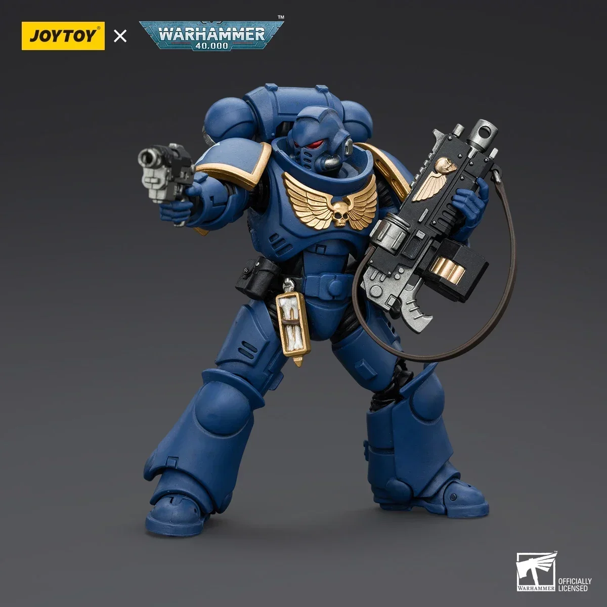 [AUF LAGER] JOYTOY 1/18 Action Figure Warhammer 40K Ultramarines Intercessor Anime Militär Modell Spielzeug