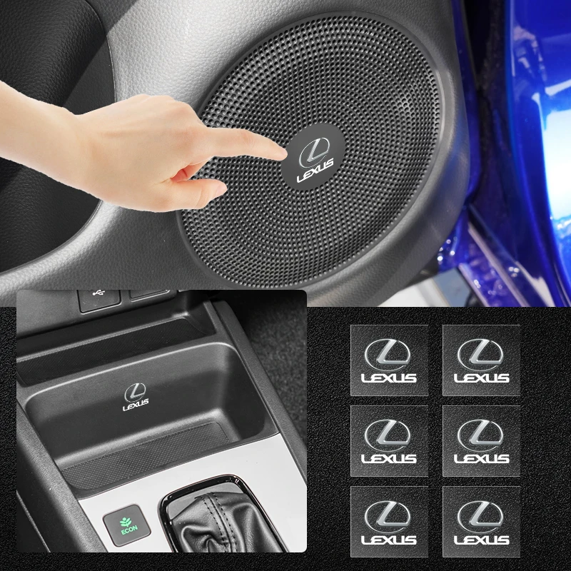 

Декоративные наклейки-эмблемы для автомобилей Lexus F-SPORT ES RX NX LS UX LM LX GX LC RZ IS CT GS RC HS