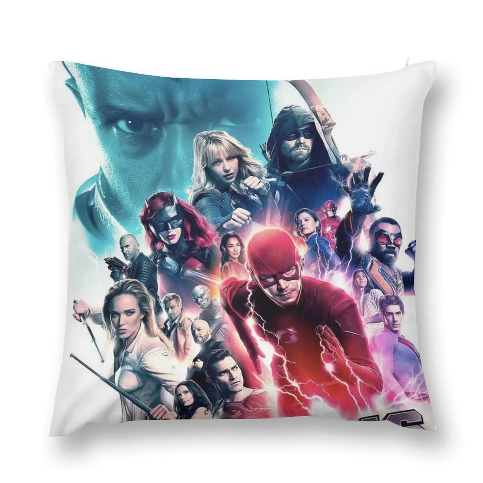 

Arrowverse - Crisis Throw Pillow christmas supplies Decorative Cover For Living Room Bed pillowcases pillow