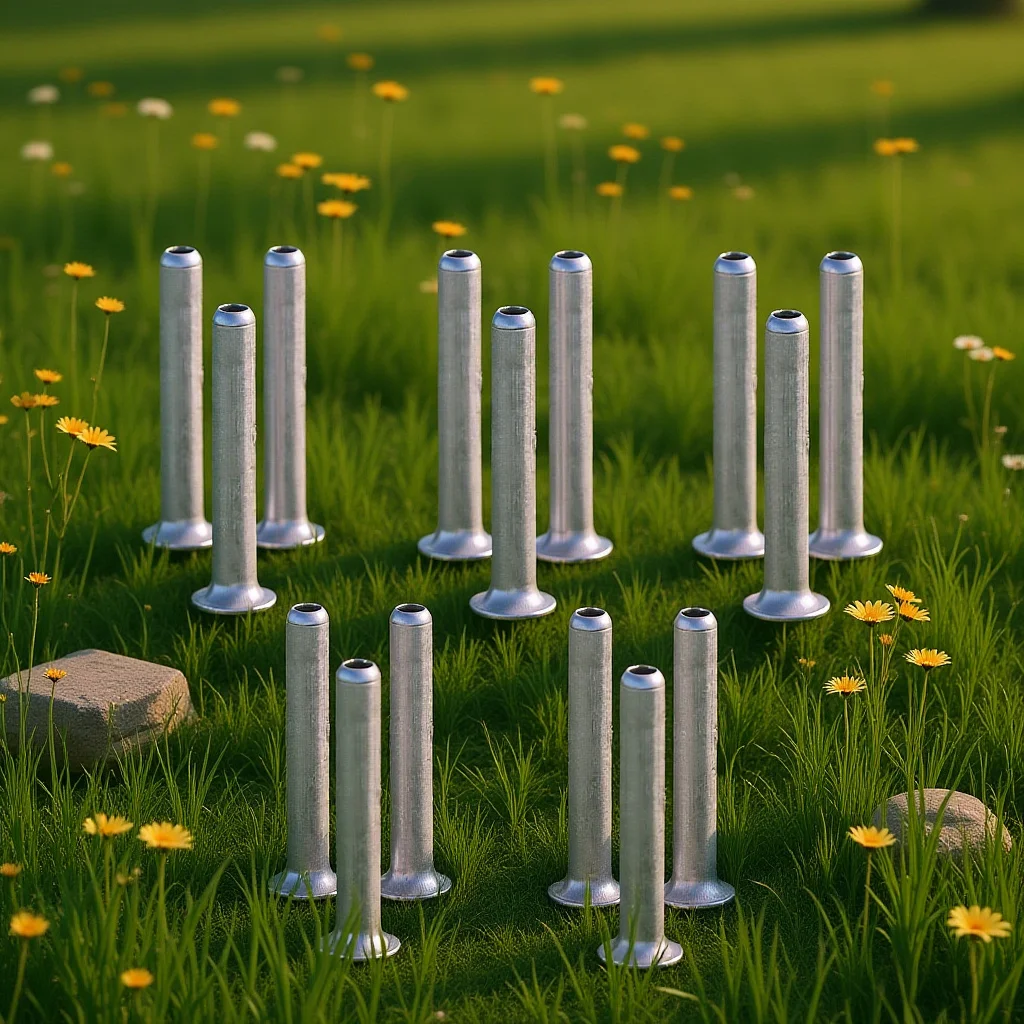 

10pcs 11.5Mm Alloy Rivet Nut Insert Tubular Pins For Folding Travel Umbrella Repair Stretcher Parts Outdoor Furniture