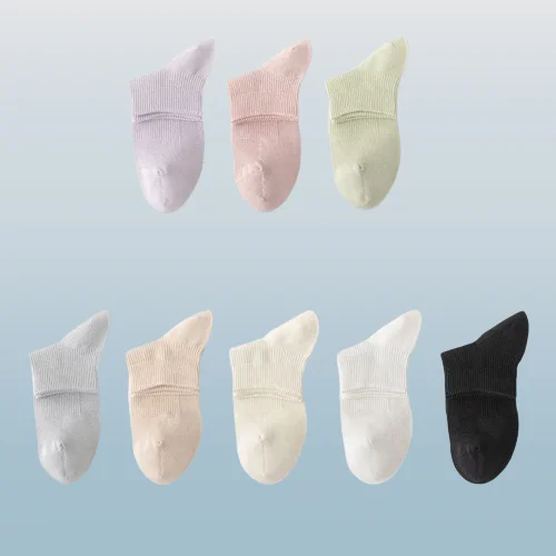 

2024 New Fashion 8/16 Pairs Mesh Cute Non-slip Low-top Deodorant Sweat-absorbent Breathable Boneless Thin Women's Boat Socks