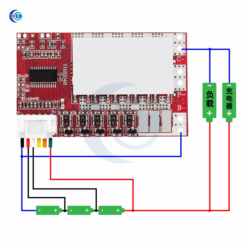 3S/ 4S /5S BMS 50A lithium battery protection board Polymer lithium battery with balanced power tool inverter Solar energy