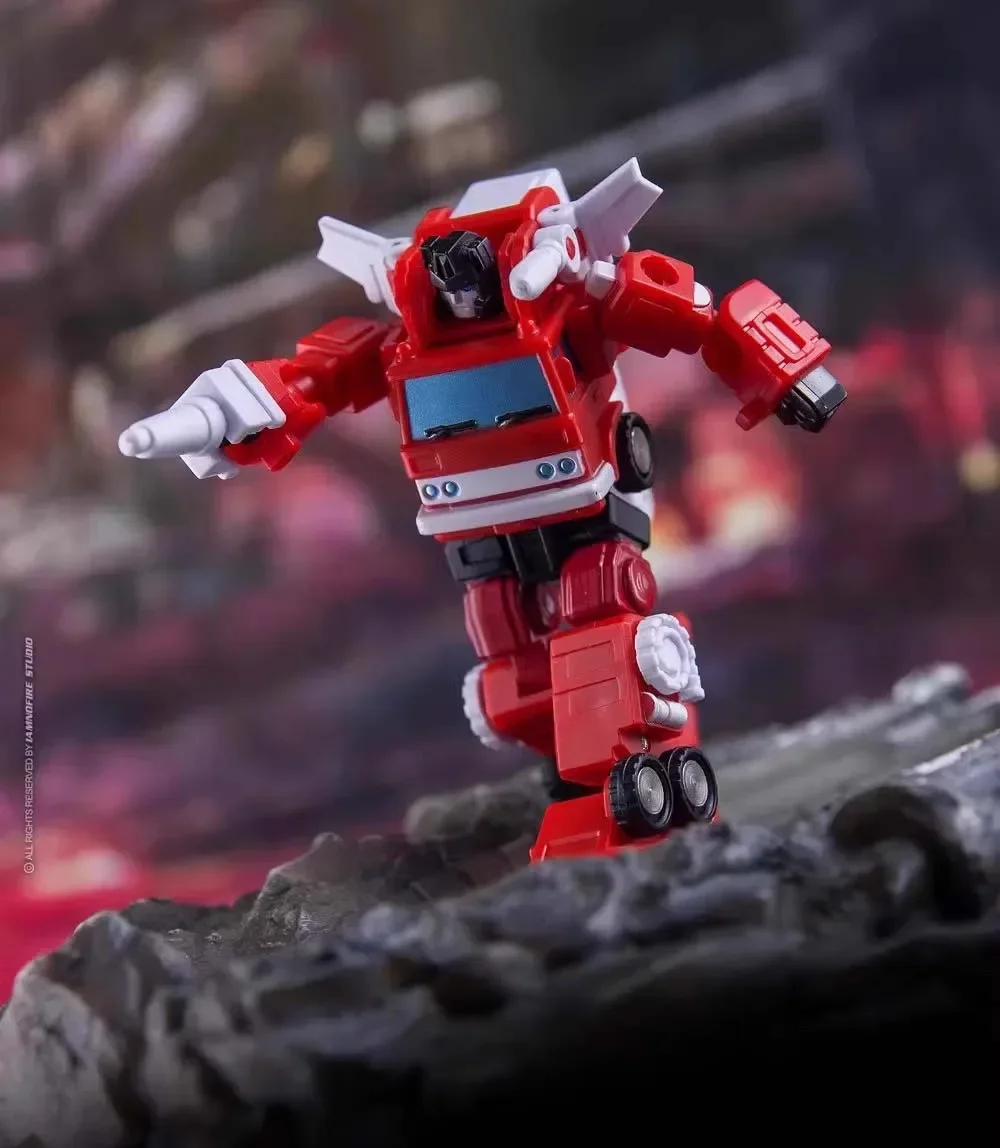 Nouveaux jouets transformants en Stock Dr Wu douane DW-E24 pompier Mini G1 enfer combat extrême figurine jouet Collection cadeau