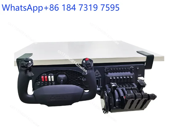 Multifunctional Desk Mount Throttle Quadrant Flight Simulator Joystick with Honeycomb Design