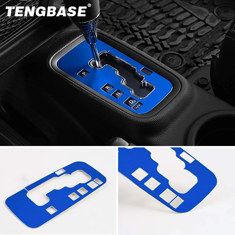 

Gear Shift Panel Cover Sticker For Jeep Wrangler JK 2011 2012 2013 2014 2015 2016 2017 Car Gear Panel Trim Frame