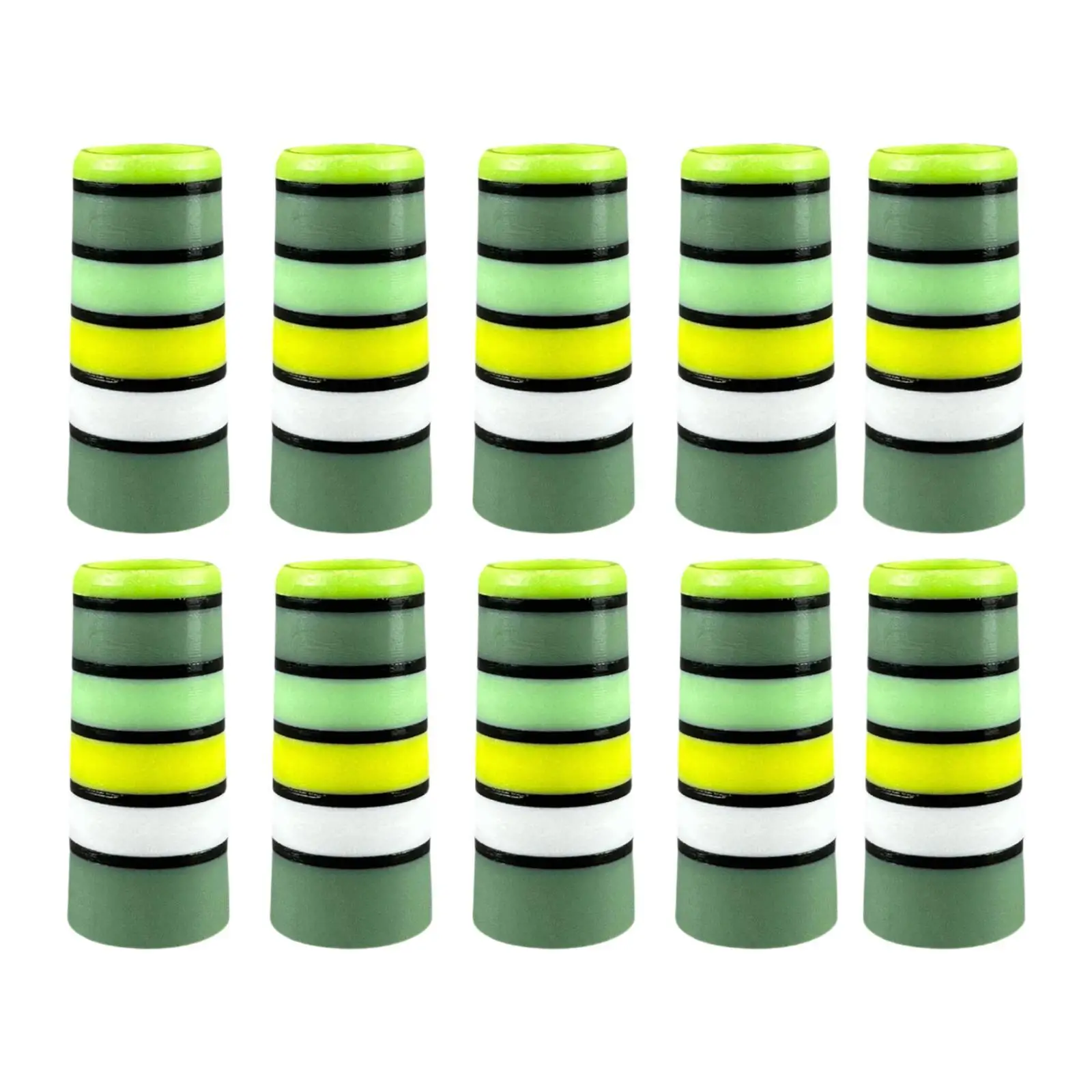 

10 Pieces Golf Shaft Ferrules, 9.1x30x14mm Sleeves Golf Iron Ferrules for Tapered Shaft