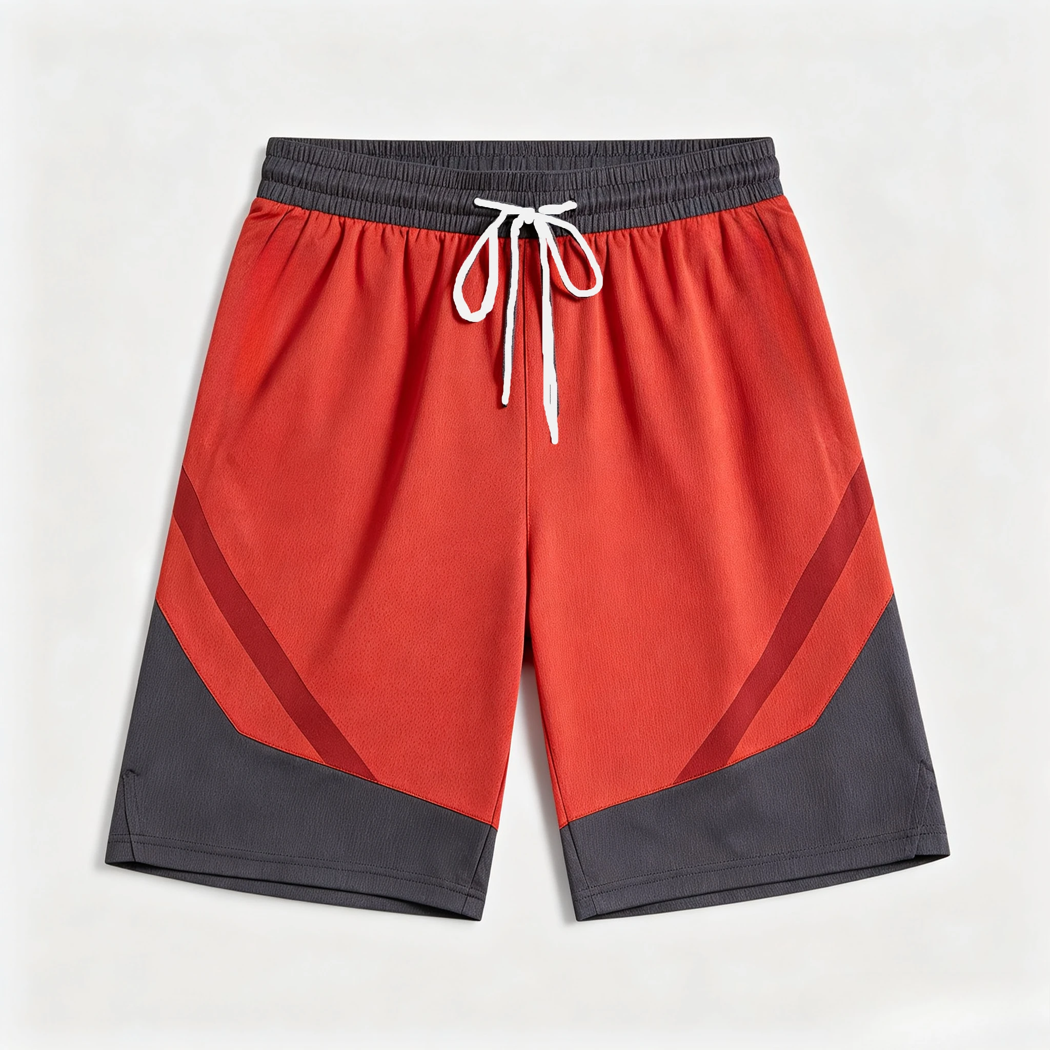 2026 Men Solid Color Basketball Shorts No Pockets Drawstring Loose Sport Shorts Summer Training Gym Running Athletic Short Pant